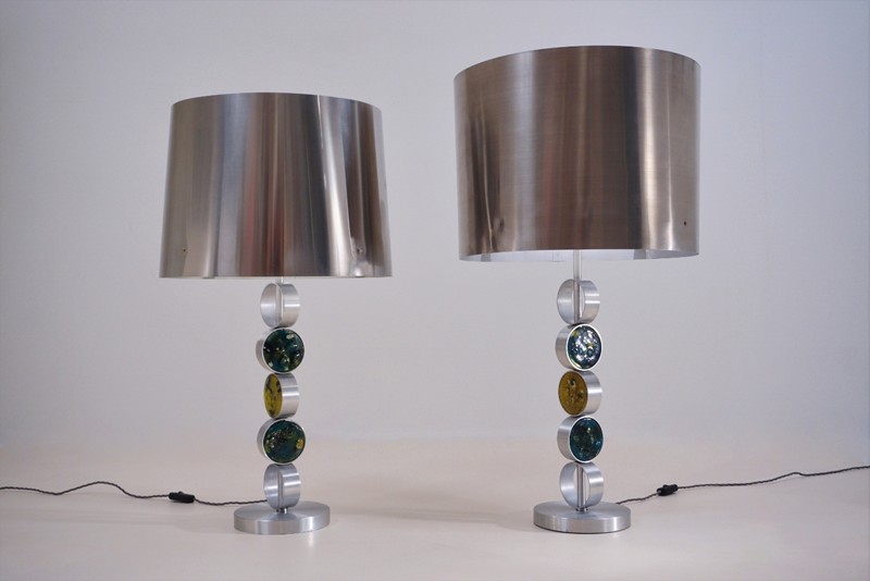 RAAK Brutalist Table Lamps Nanni Still Mckinney Complementary Pair Huge, Rewired-roomscape-DSC04972 (1500x1001) (2)-main-636700459372855975.jpg